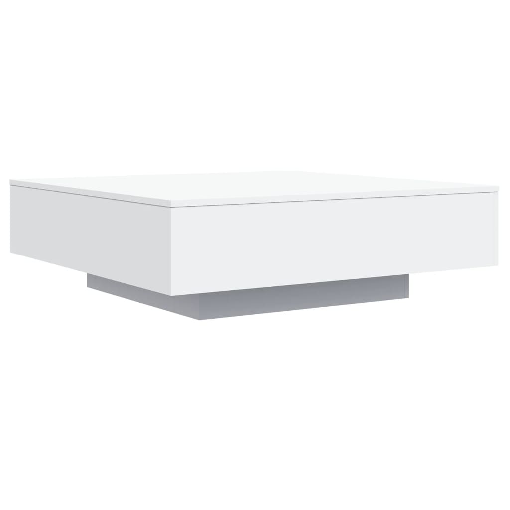 Salongbord Sofabord Hvit 100x100x31 cm