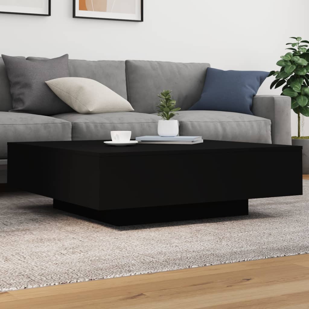 Salongbord Sofabord Svart 100x100x31 cm