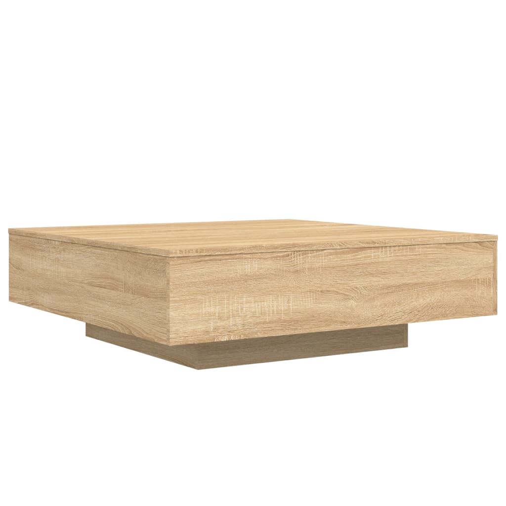 Salongbord Sofabord Sonoma Eik 100x100x31 cm