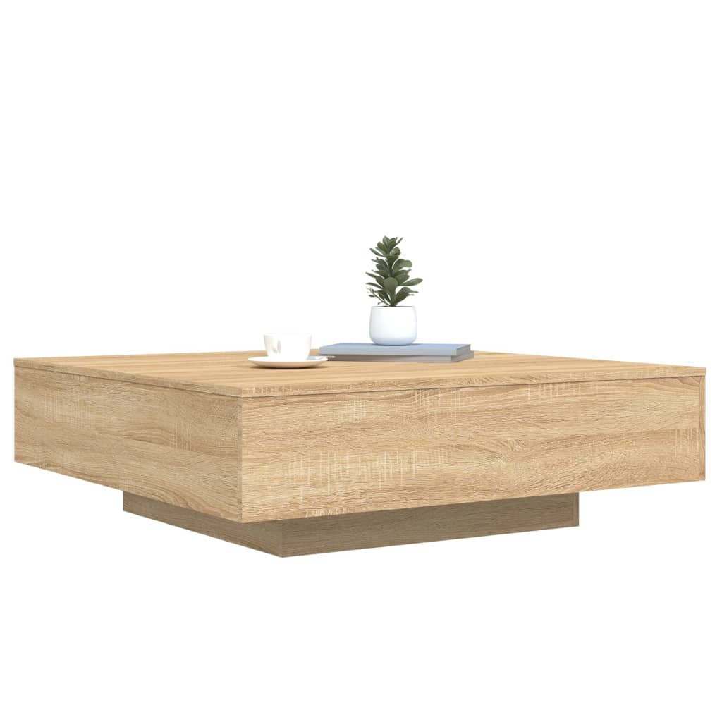 Salongbord Sofabord Sonoma Eik 100x100x31 cm