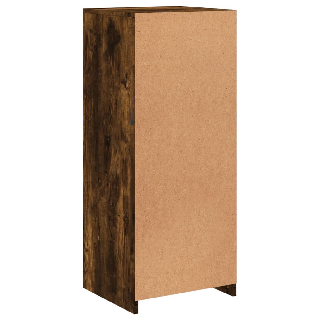 Skjenk Røkt Eik med LED-lys 41x37x100 cm