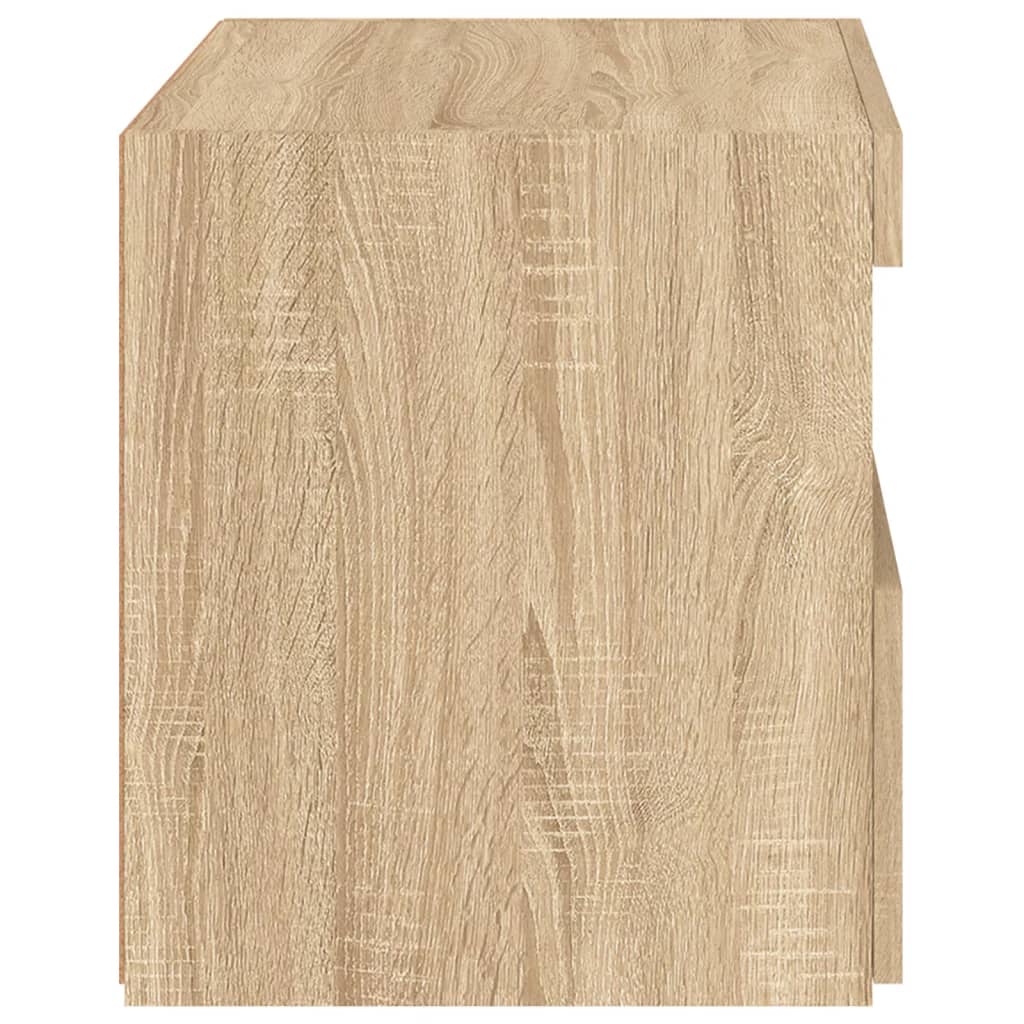 Nattbord Sengbord Sonoma Eik med LED 50x40x45 cm
