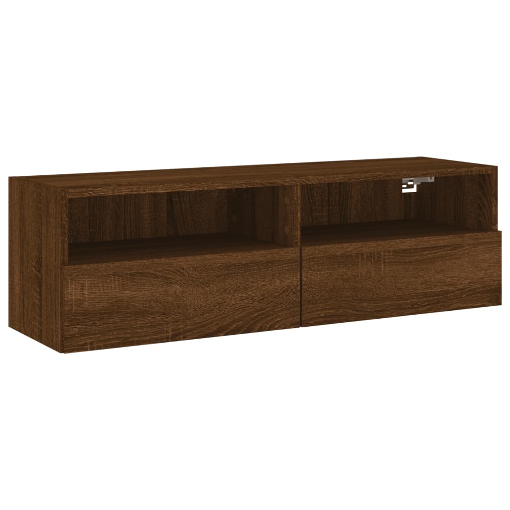 TV-Møbel Brun Eik Tv-benk 100x30x30 cm