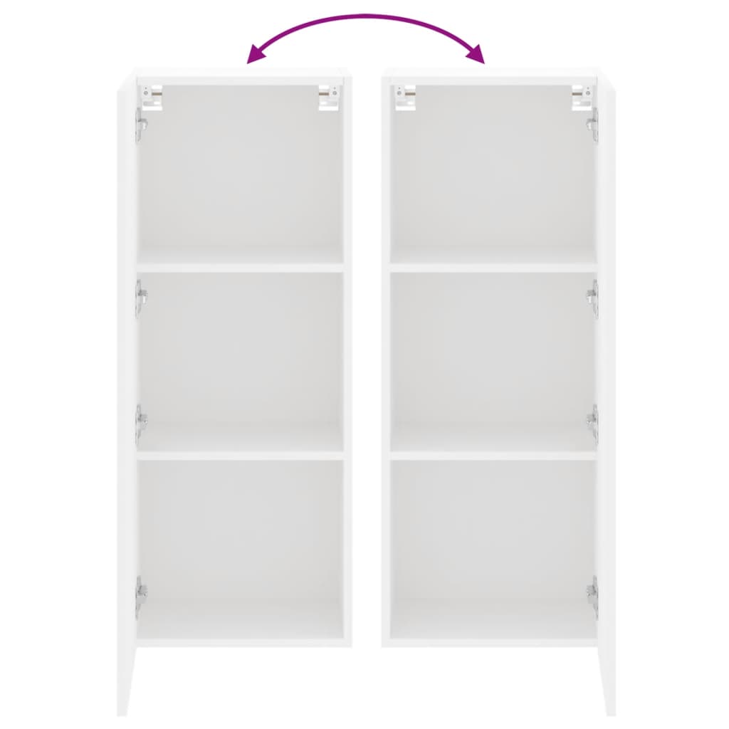 TV-Møbel Hvit Vegghengt TV-benk 40,5x30x102 cm