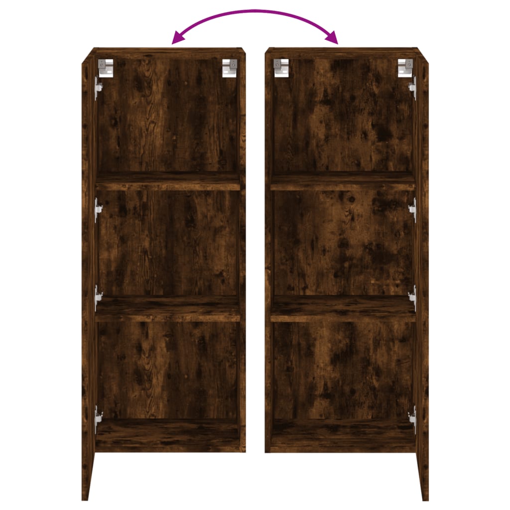 TV-Møbel Røkt Eik Vegghengt TV-benk 40,5x30x102 cm