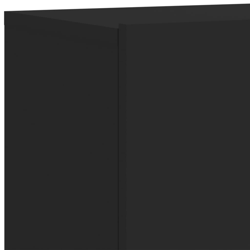 TV-Møbel Svart Vegghengt TV-benk 80x30x41 cm