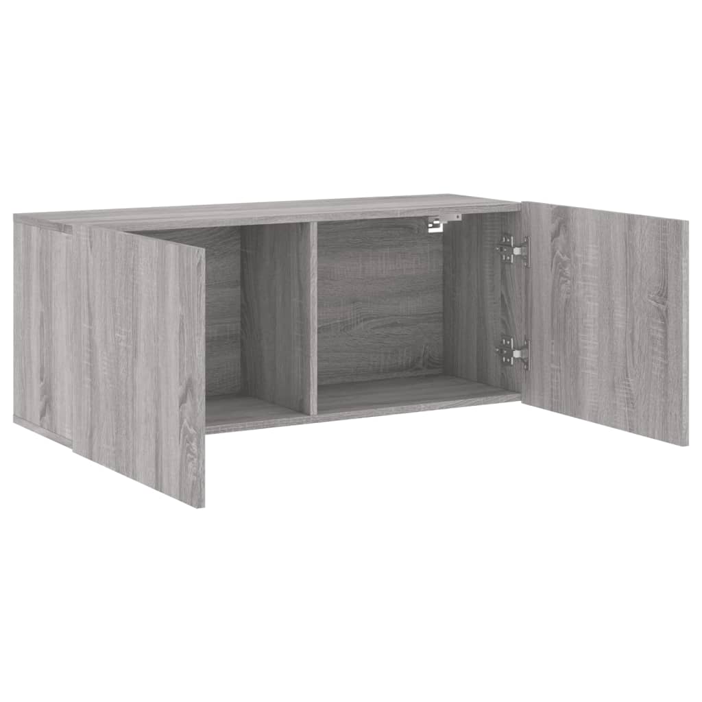 TV-Møbel Sonoma Grå Veggmontert TV-benk 100x30x41 cm