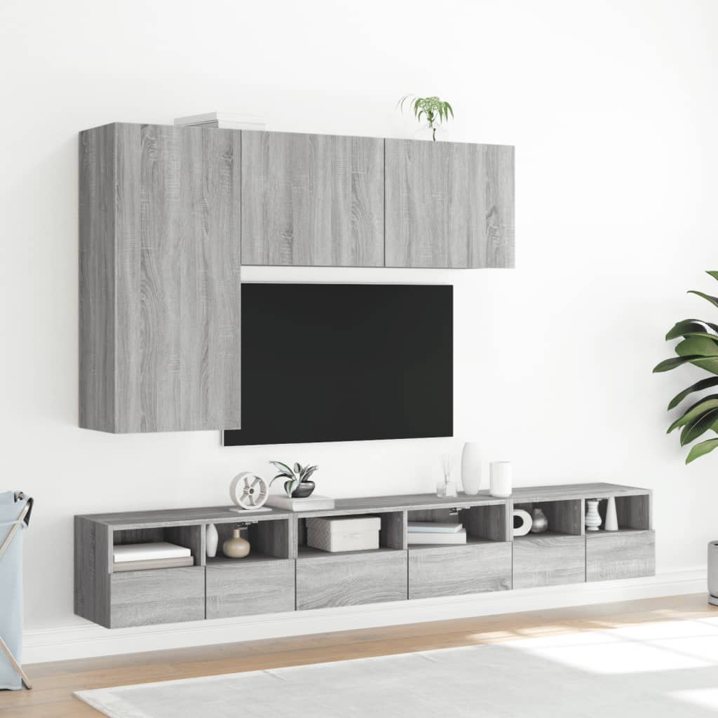 TV-Møbel Sonoma Grå Veggmontert TV-benk 100x30x41 cm