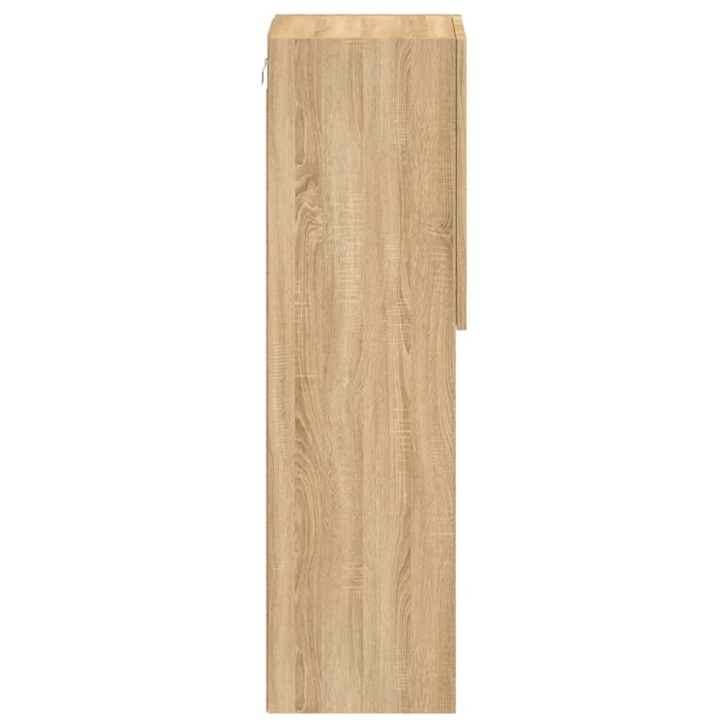 TV-Møbel Sonoma Eik TV-benk med LED-lys 30,5x30x102 cm