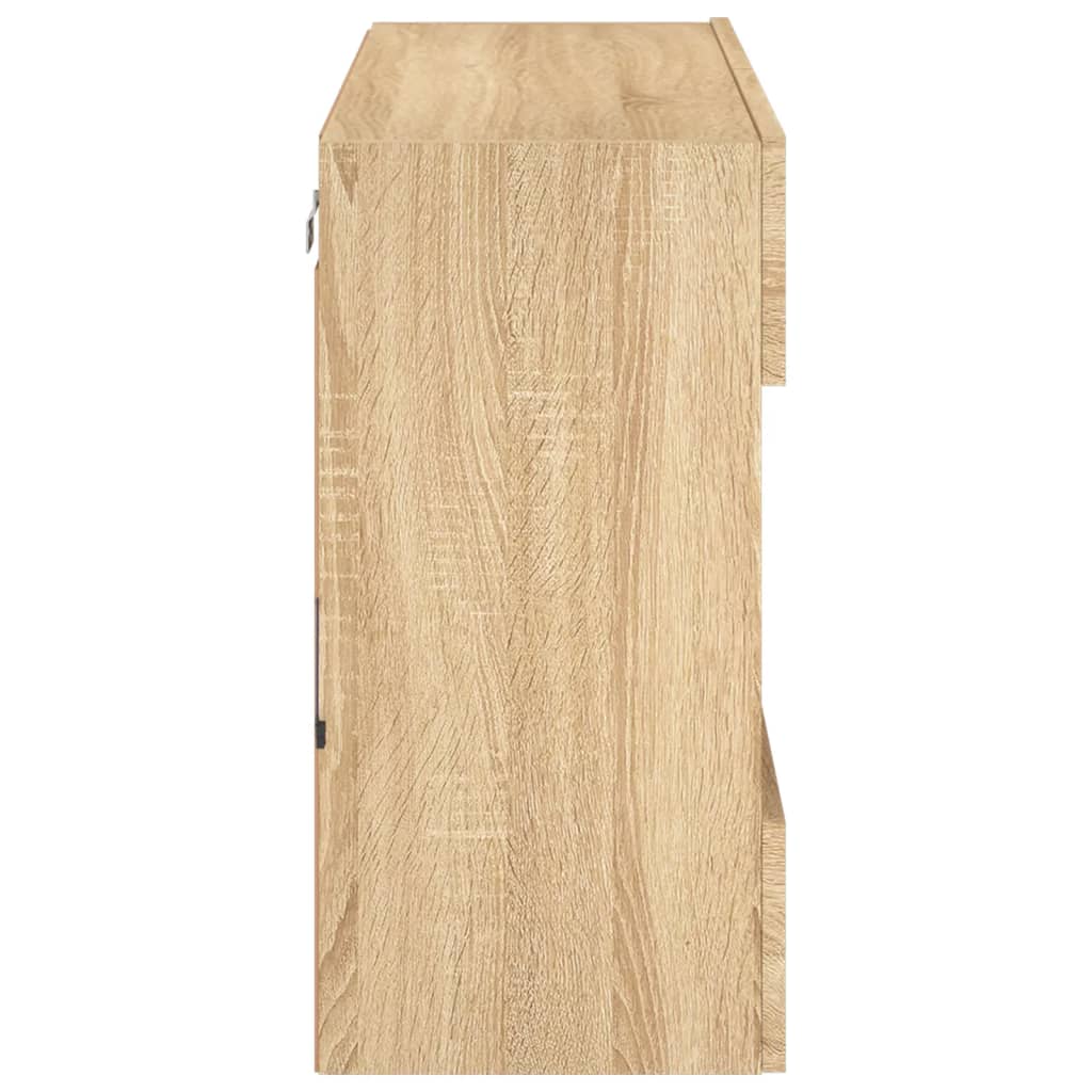 TV-Møbel Sonoma Eik TV-benk med LED 78,5x30x60,5 cm