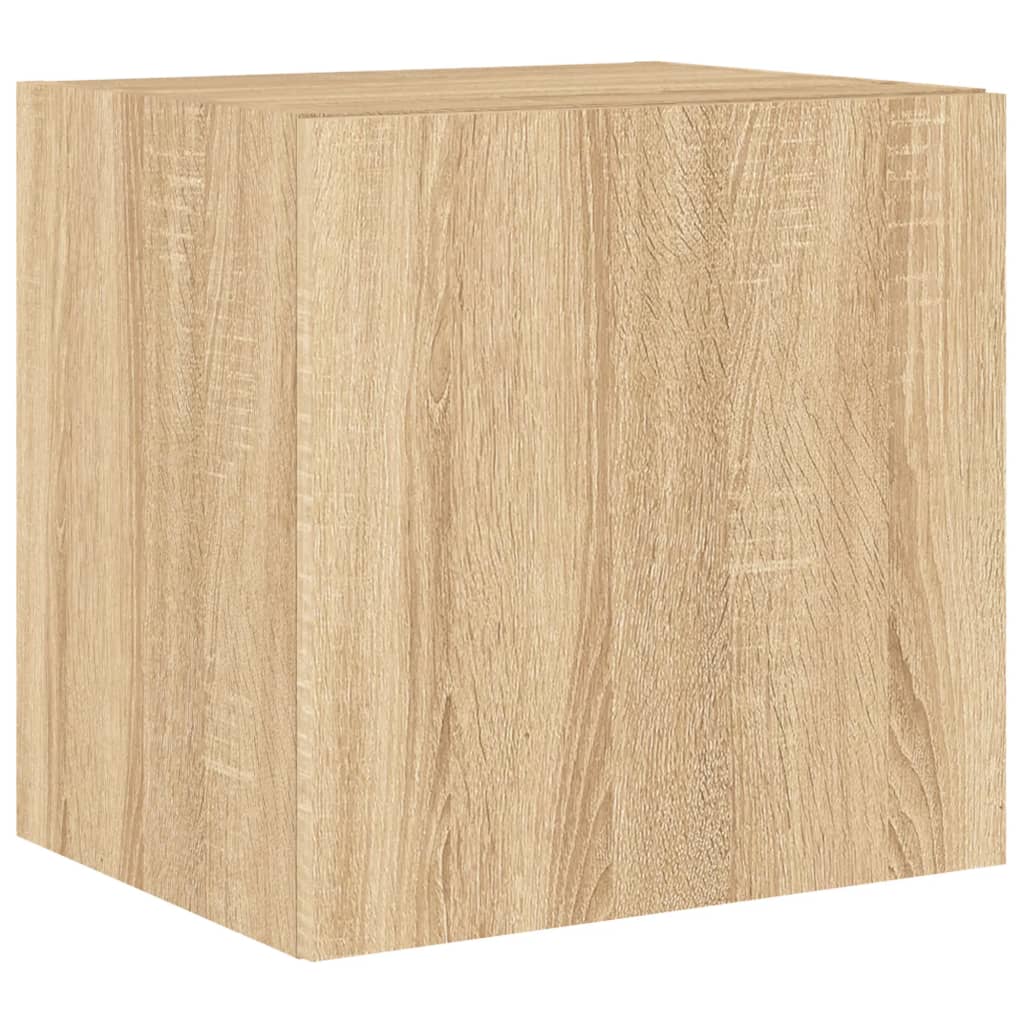 TV-Møbel Sonoma Eik Tv-benker med LED 2 stk 40,5x35x40 cm