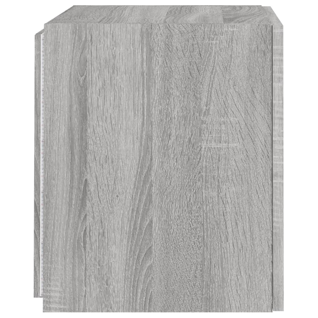 TV-Møbel Sonoma Grå Tv-benker med LED 2 stk 40,5x35x40 cm