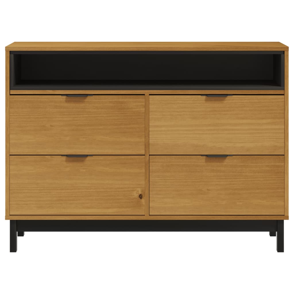 Kommode Tre heltre furu FLAM 110x40x80 cm