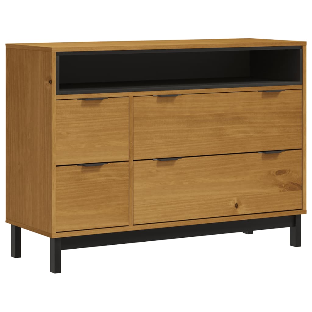 Kommode Tre heltre furu FLAM 110x40x80 cm