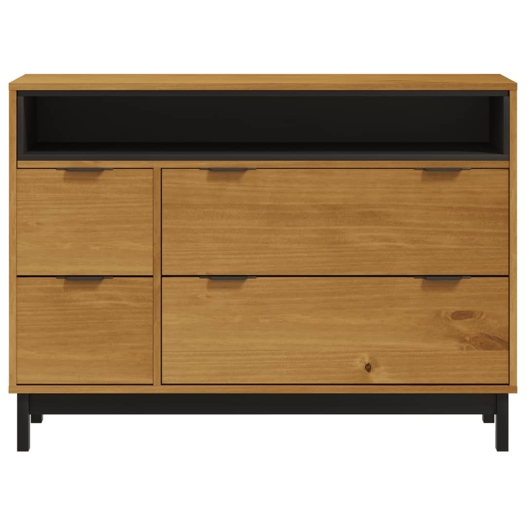 Kommode Tre heltre furu FLAM 110x40x80 cm