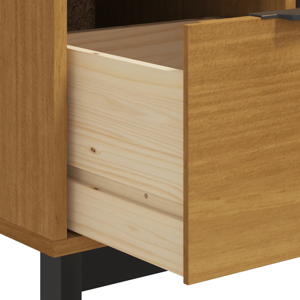 Kommode Tre heltre furu FLAM 110x40x80 cm
