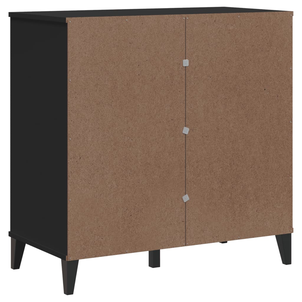 Skjenk Svart VIKEN 80x40x80 cm