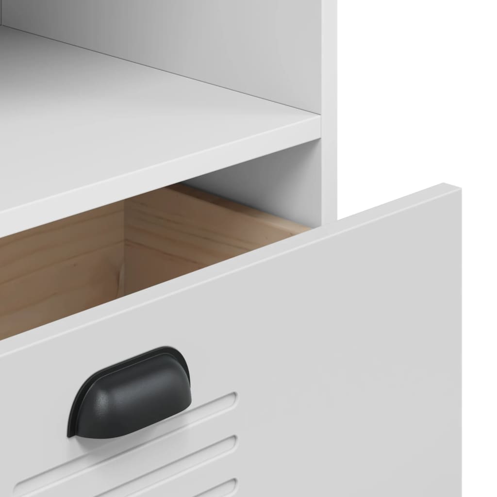 Bokhylle Hvit VIKEN 60x35x123 cm