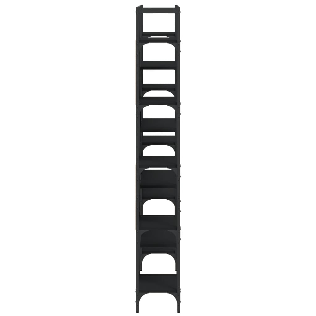 Bokhylle Svart 155,5x24x166,5 cm