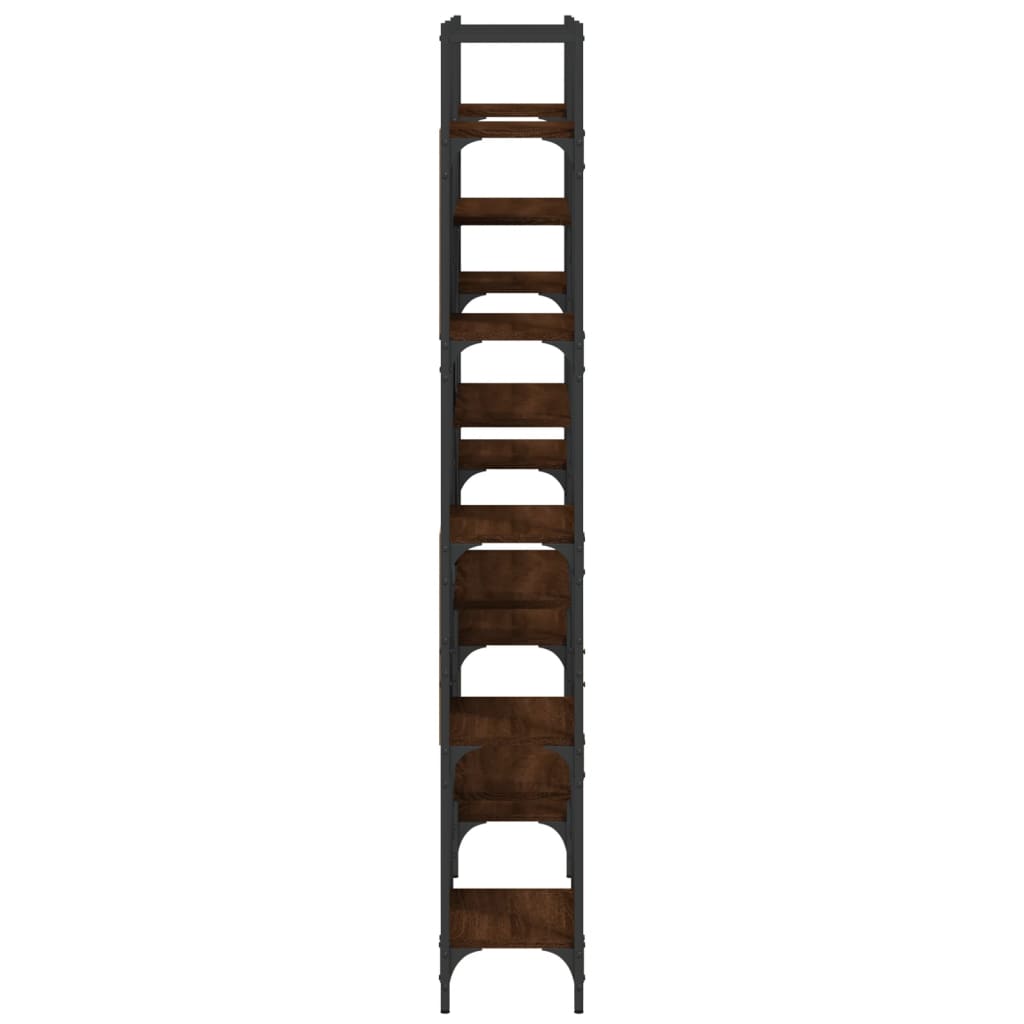 Bokhylle Brun Eik 155,5x24x166,5 cm