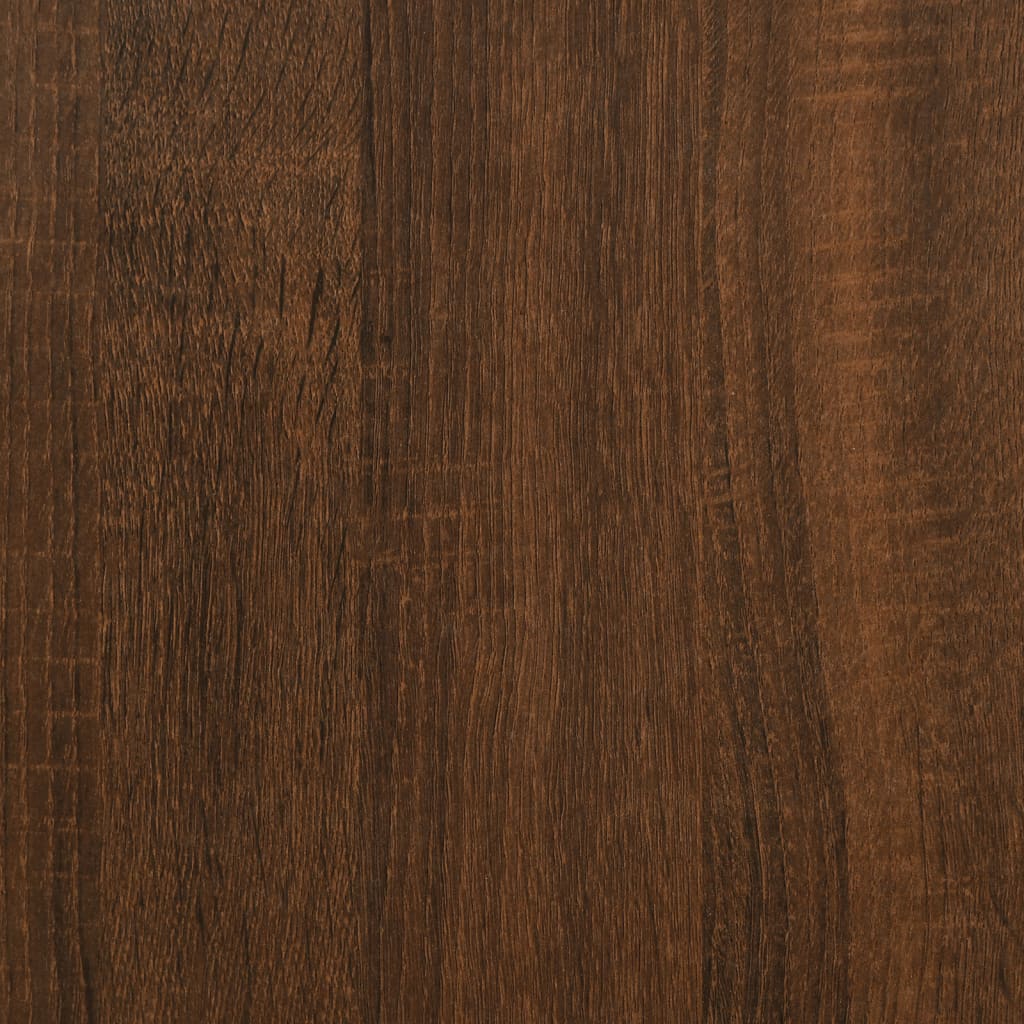 Bokhylle Brun Eik 155,5x24x166,5 cm
