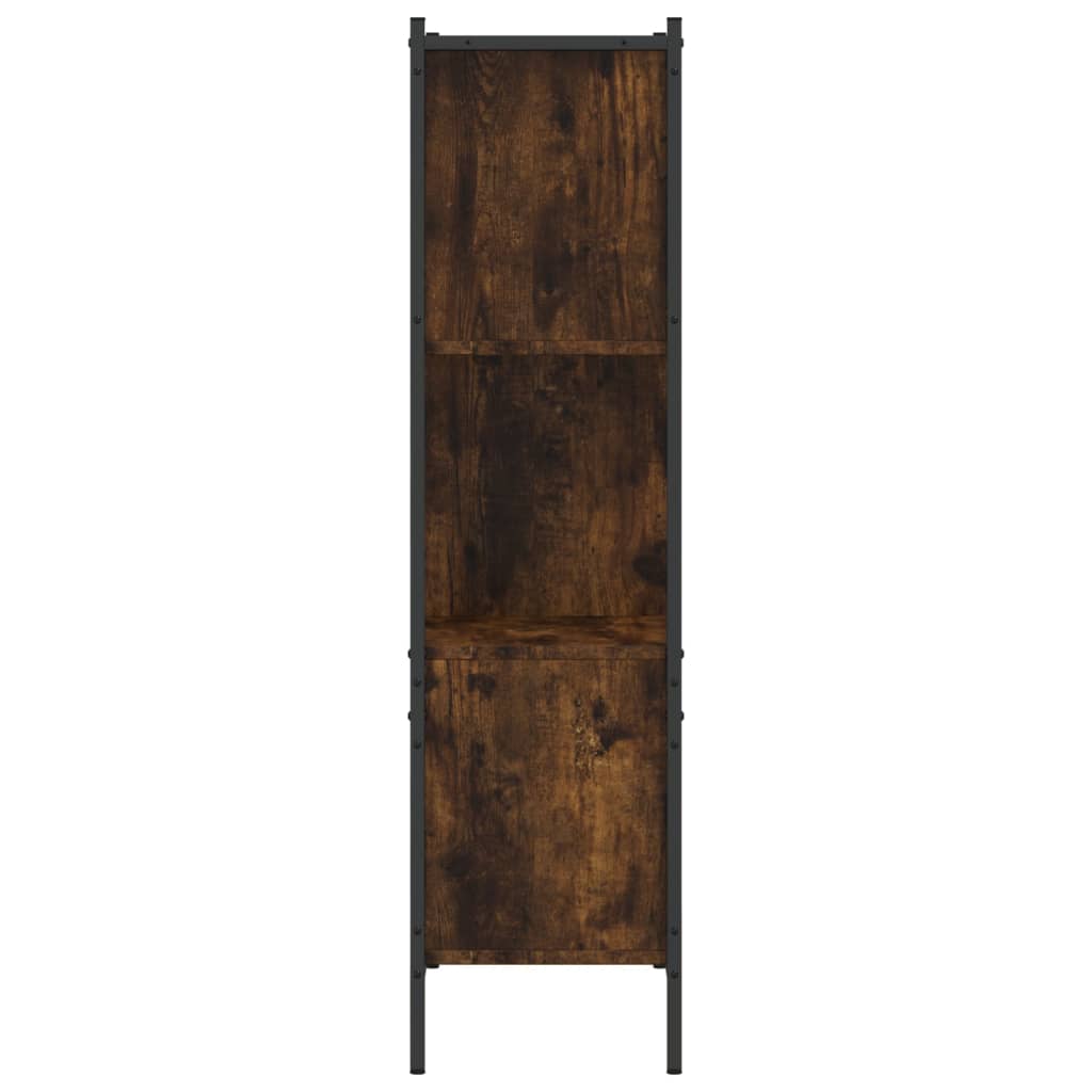 Bokhylle Røkt Eik 72x28x109 cm