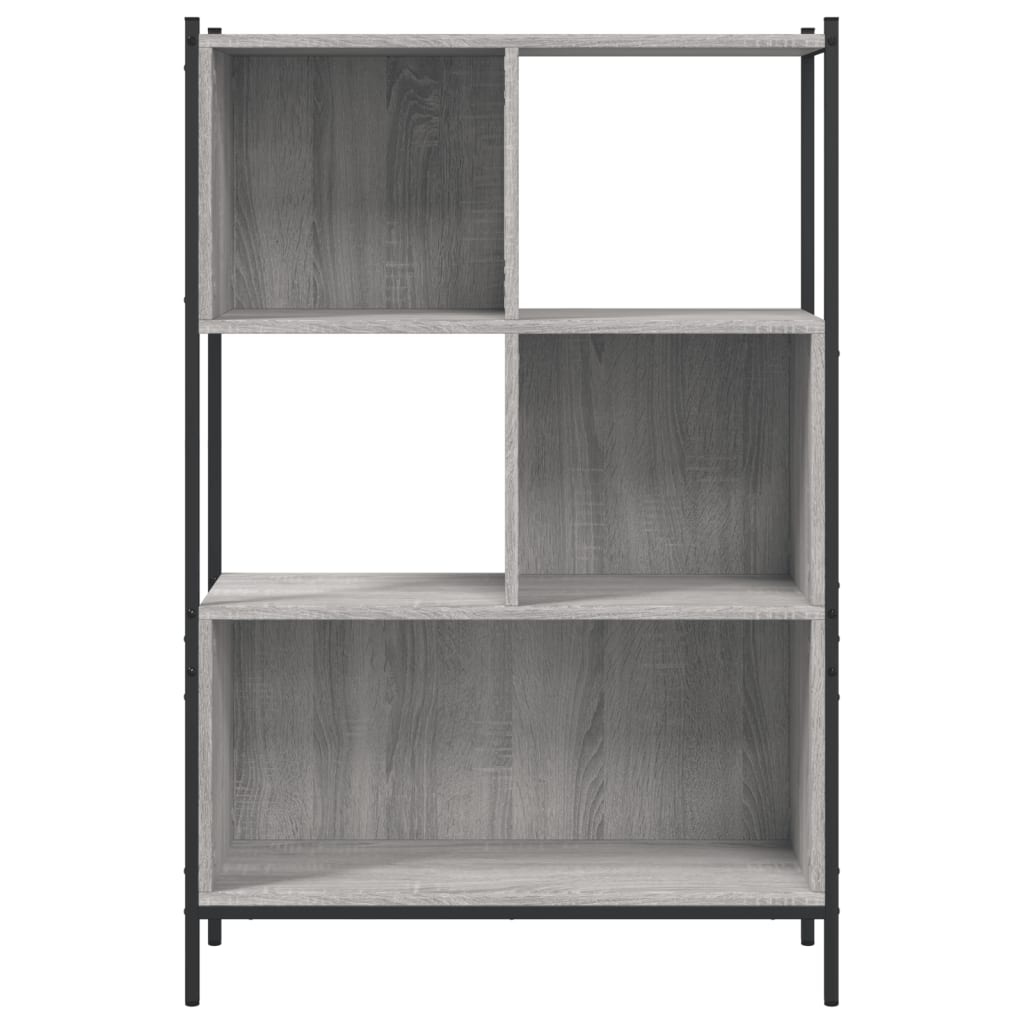 Bokhylle Sonoma Grå 72x28x109 cm