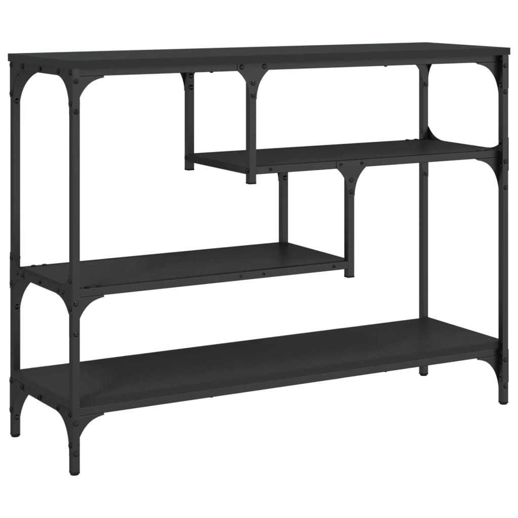 Avlastningsbord Konsollbord Svart 100x30x75 cm
