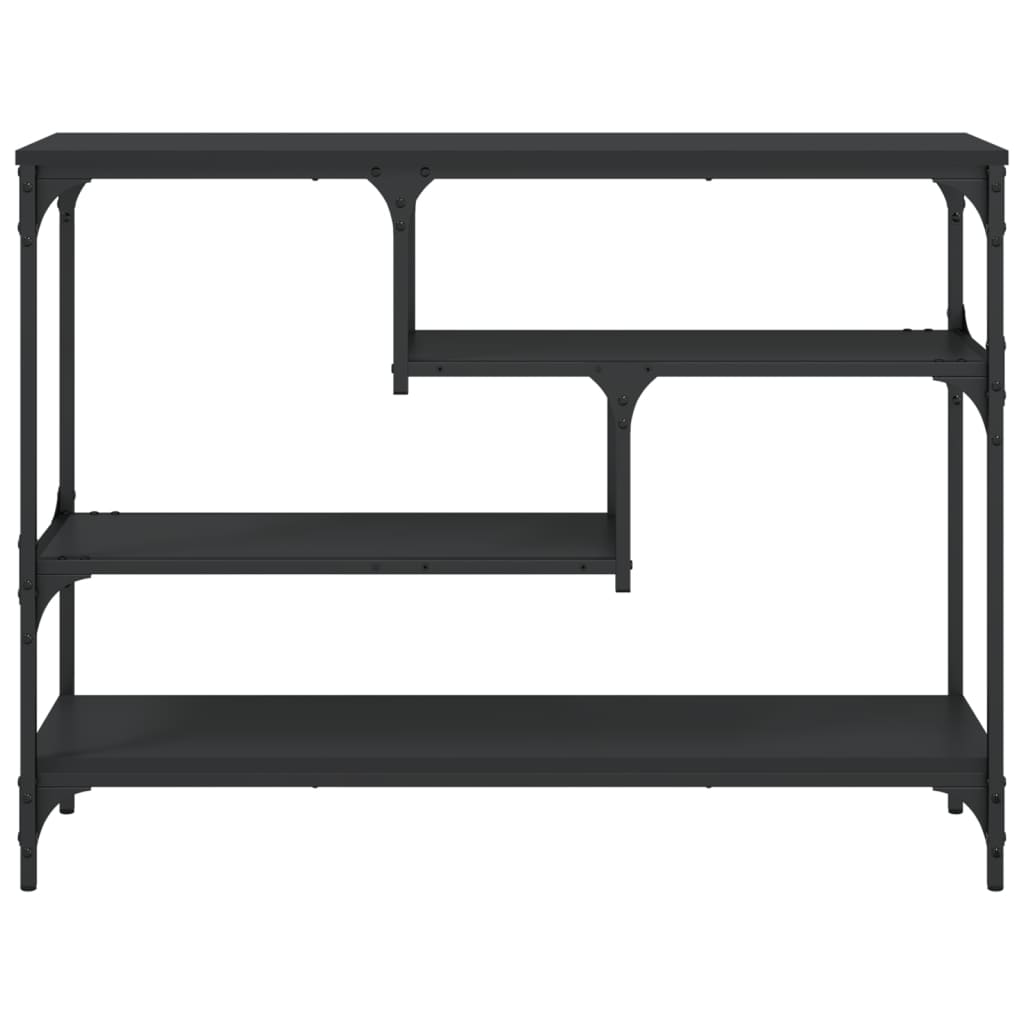 Avlastningsbord Konsollbord Svart 100x30x75 cm