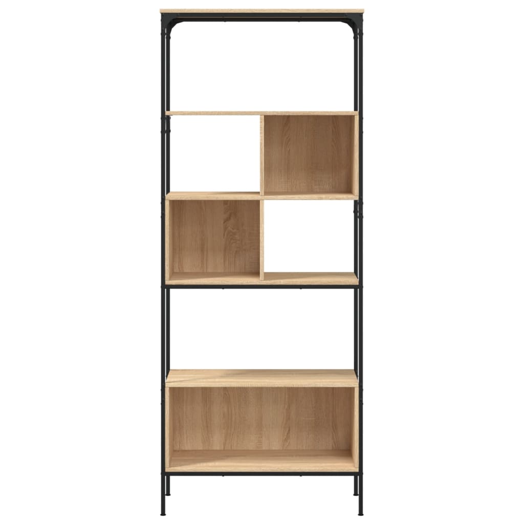 Bokhylle Sonoma Eik 5 etasjer 76x33x188,5 cm