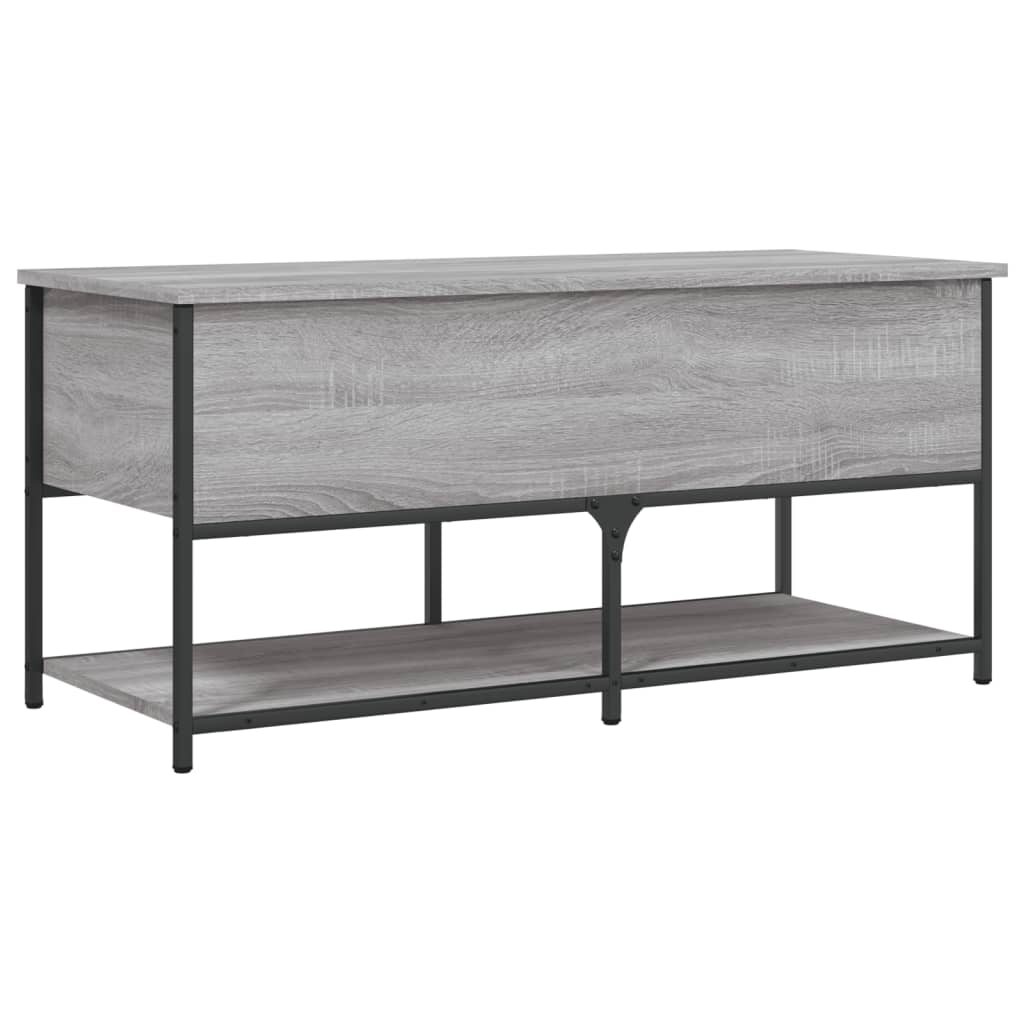Oppbevaringsbenk Sonoma Grå 100x42,5x47 cm