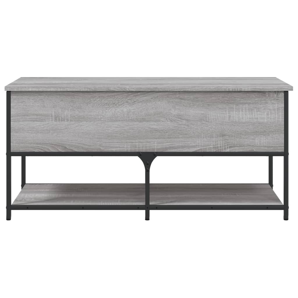 Oppbevaringsbenk Sonoma Grå 100x42,5x47 cm