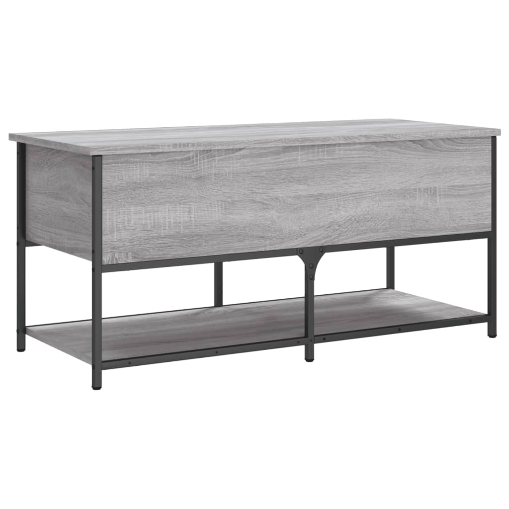 Oppbevaringsbenk Sonoma Grå 100x42,5x47 cm