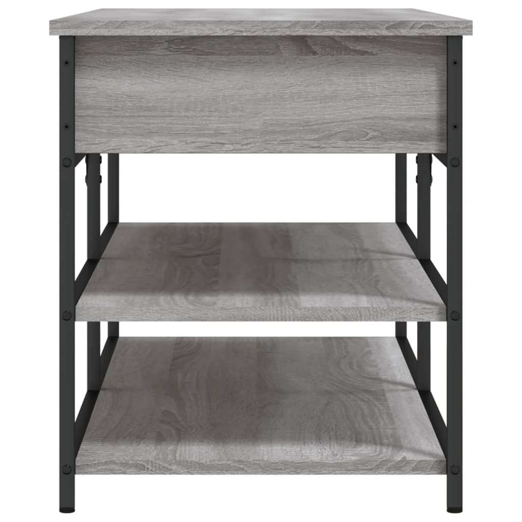 Skoskap Skohylle Skobenk Sonoma Grå 100x42,5x50 cm