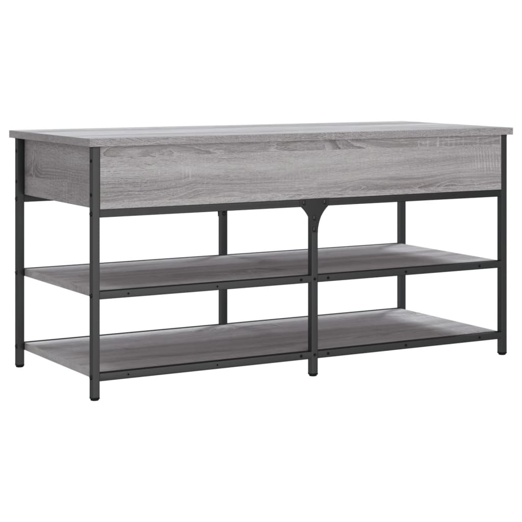 Skoskap Skohylle Skobenk Sonoma Grå 100x42,5x50 cm