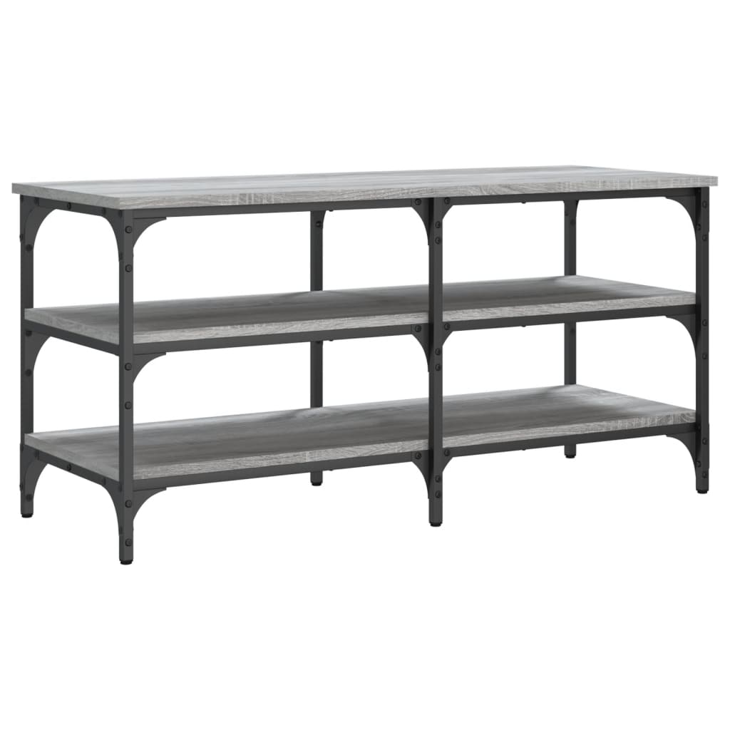 Skoskap Skohylle Skobenk Sonoma Grå 100x38,5x49 cm