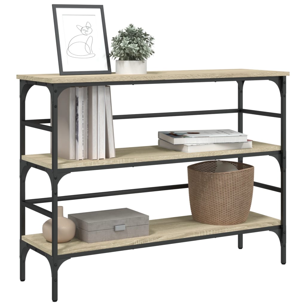 Avlastningsbord Konsollbord Sonoma Eik 100x32x75 cm