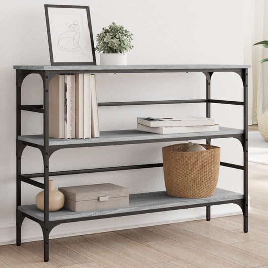 Avlastningsbord Konsollbord Sonoma Grå 100x32x75 cm