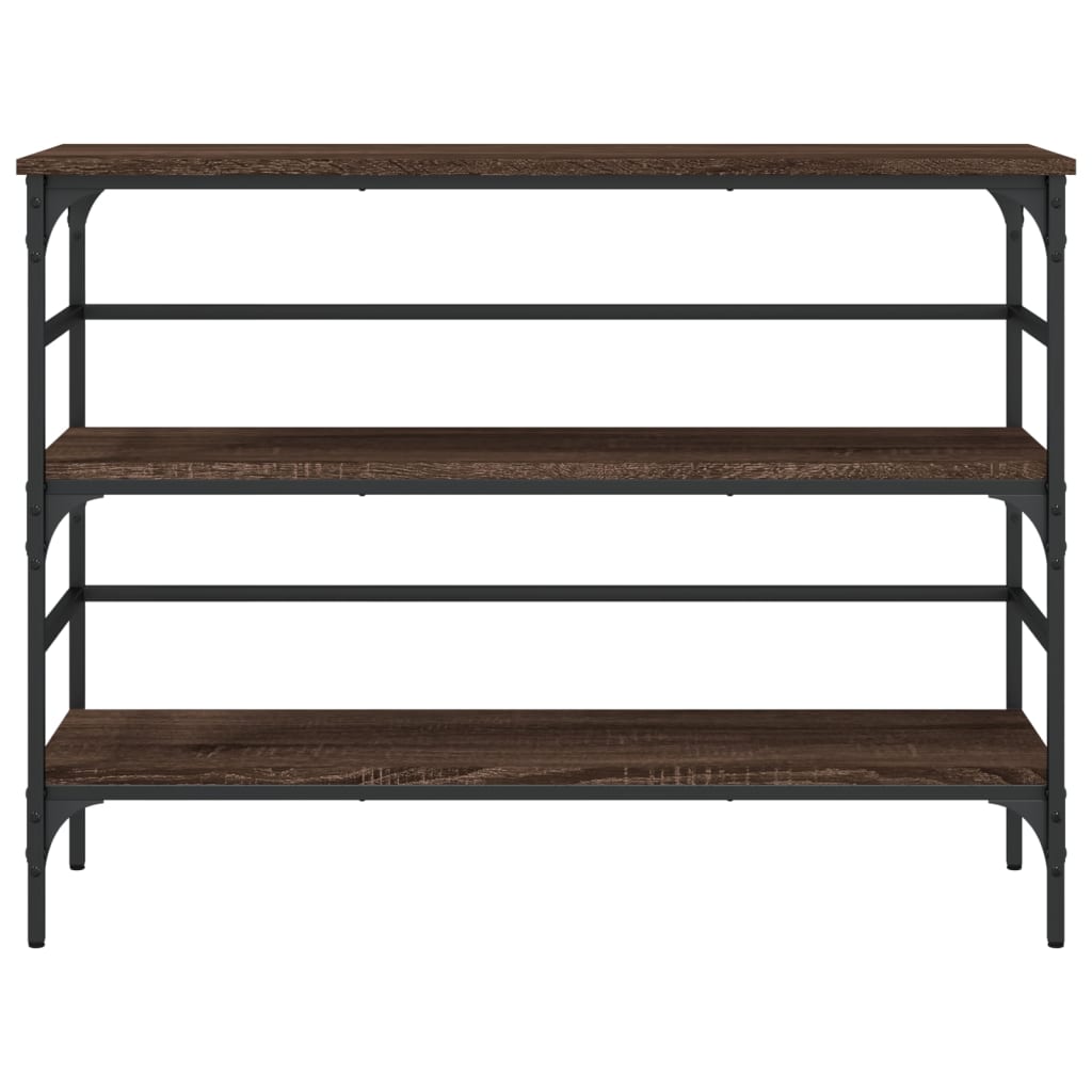 Avlastningsbord konsollbord Brun Eik 100x32x75 cm