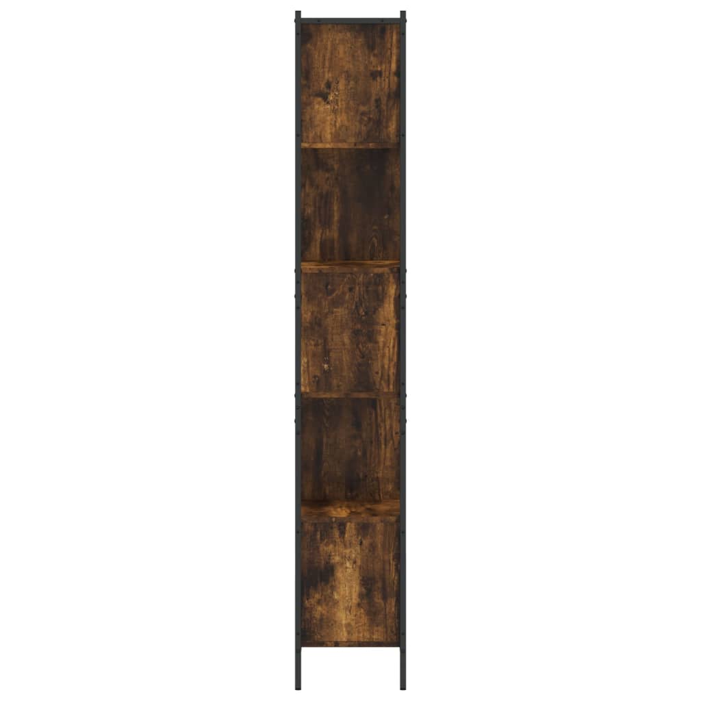 Bokhylle Røkt Eik 72x28x172 cm
