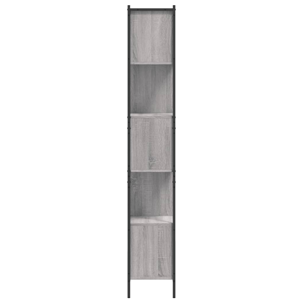 Bokhylle Sonoma Grå 72x28x172 cm