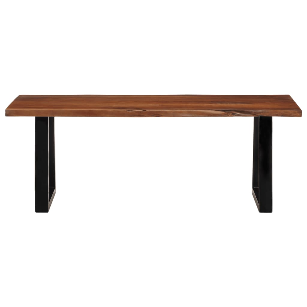 Salongbord Sofabord Tre heltre akasie Honningbrun 110x55x40 cm