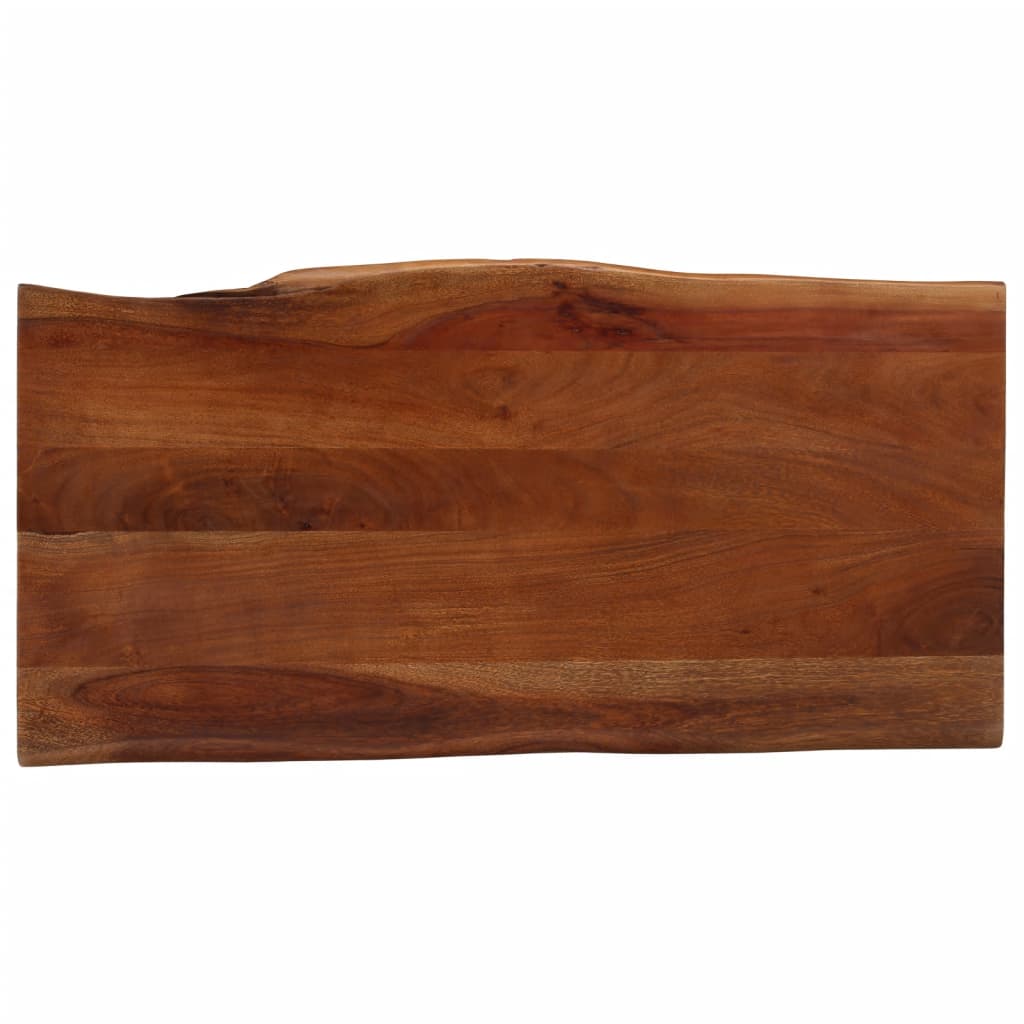 Salongbord Sofabord Tre heltre akasie Honningbrun 110x55x40 cm