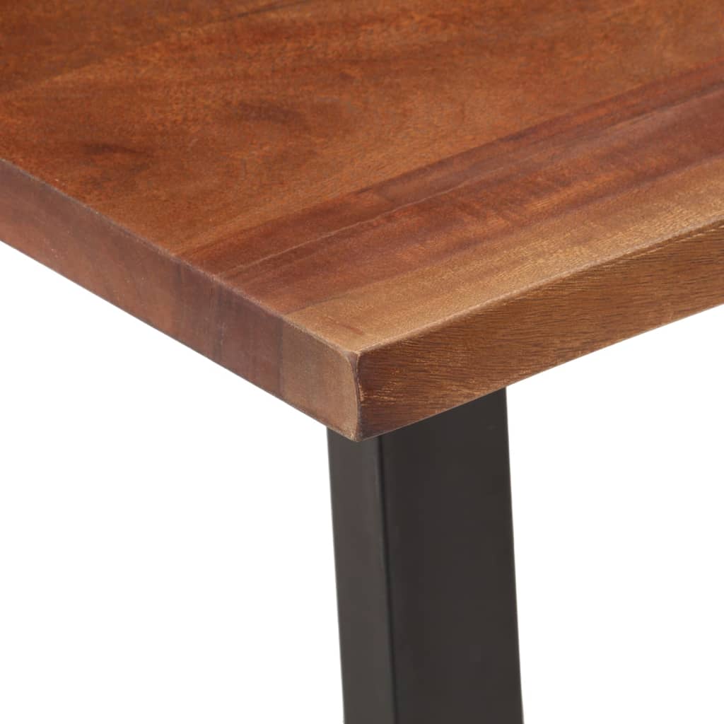 Salongbord Sofabord Tre heltre akasie Honningbrun 110x55x40 cm