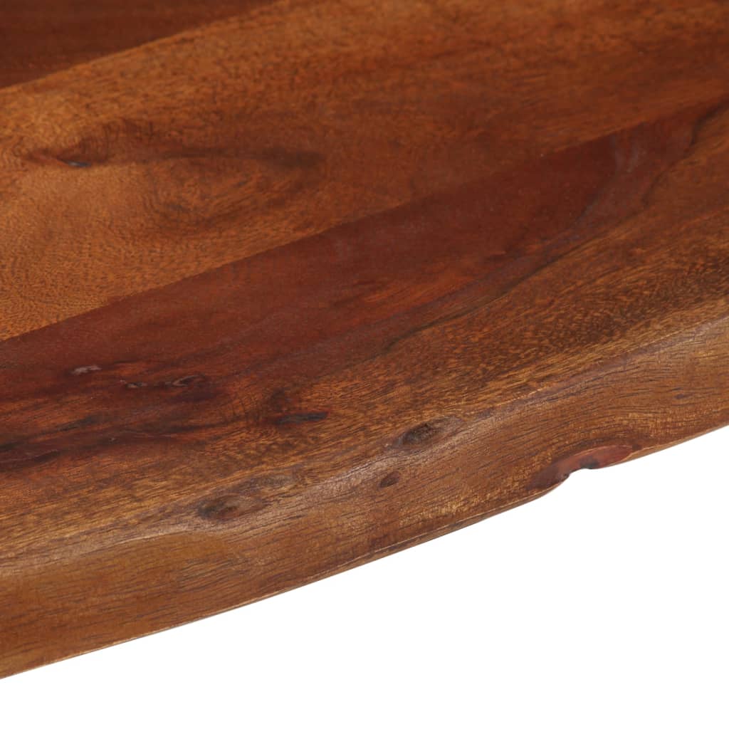 Salongbord Sofabord Tre heltre akasie Honningbrun 110x55x40 cm