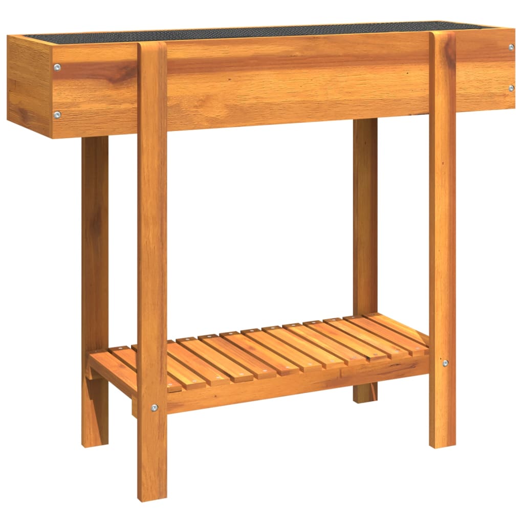 Utendørs Blomsterkasse Plantekasse Tre 90x30x75 cm heltre akasie