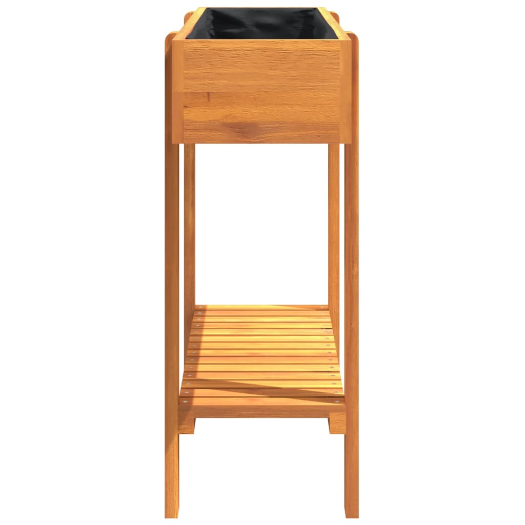 Utendørs Blomsterkasse Plantekasse Tre 90x30x75 cm heltre akasie