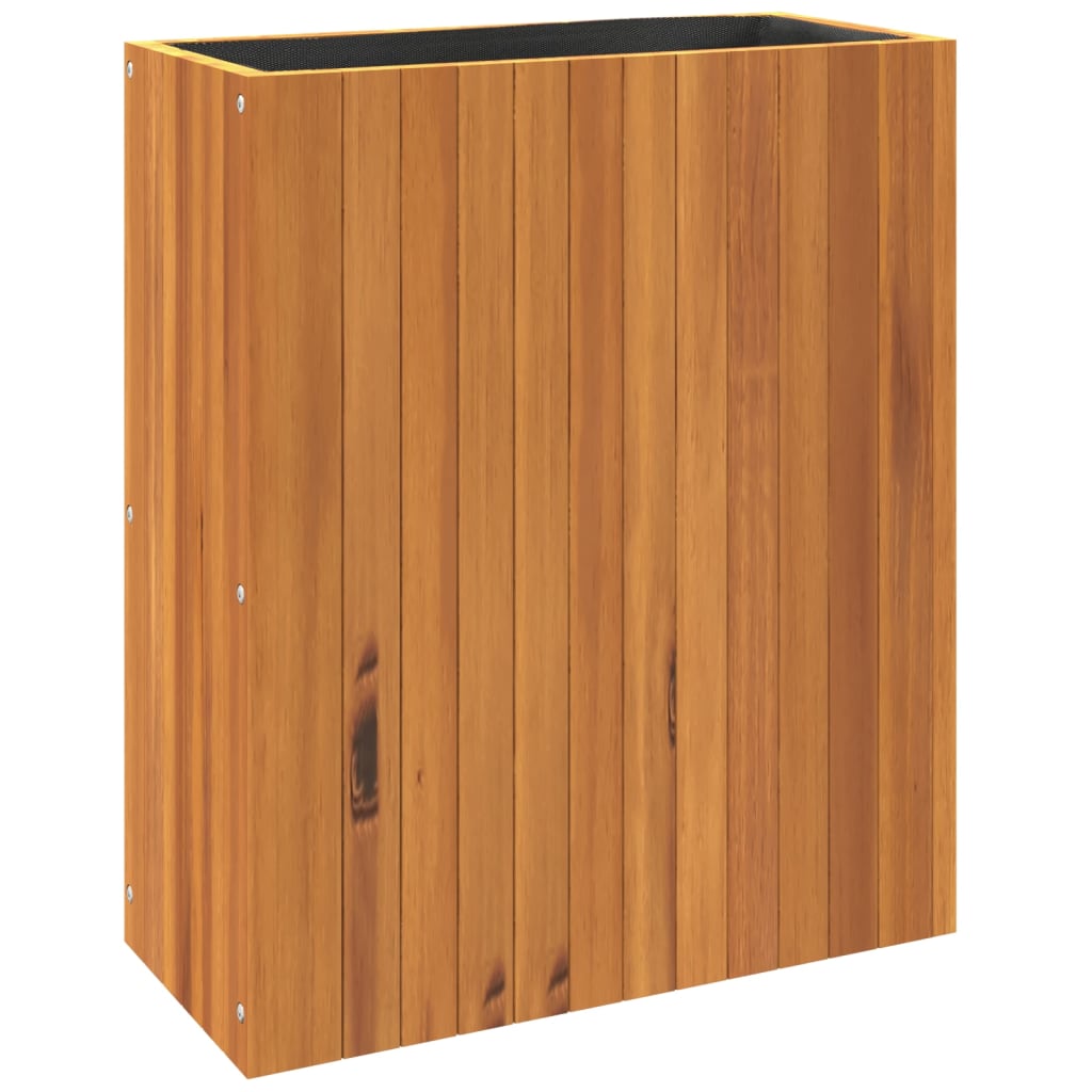 Utendørs Blomsterkasse Plantekasse Tre 59x27,5x70 cm helte akasie
