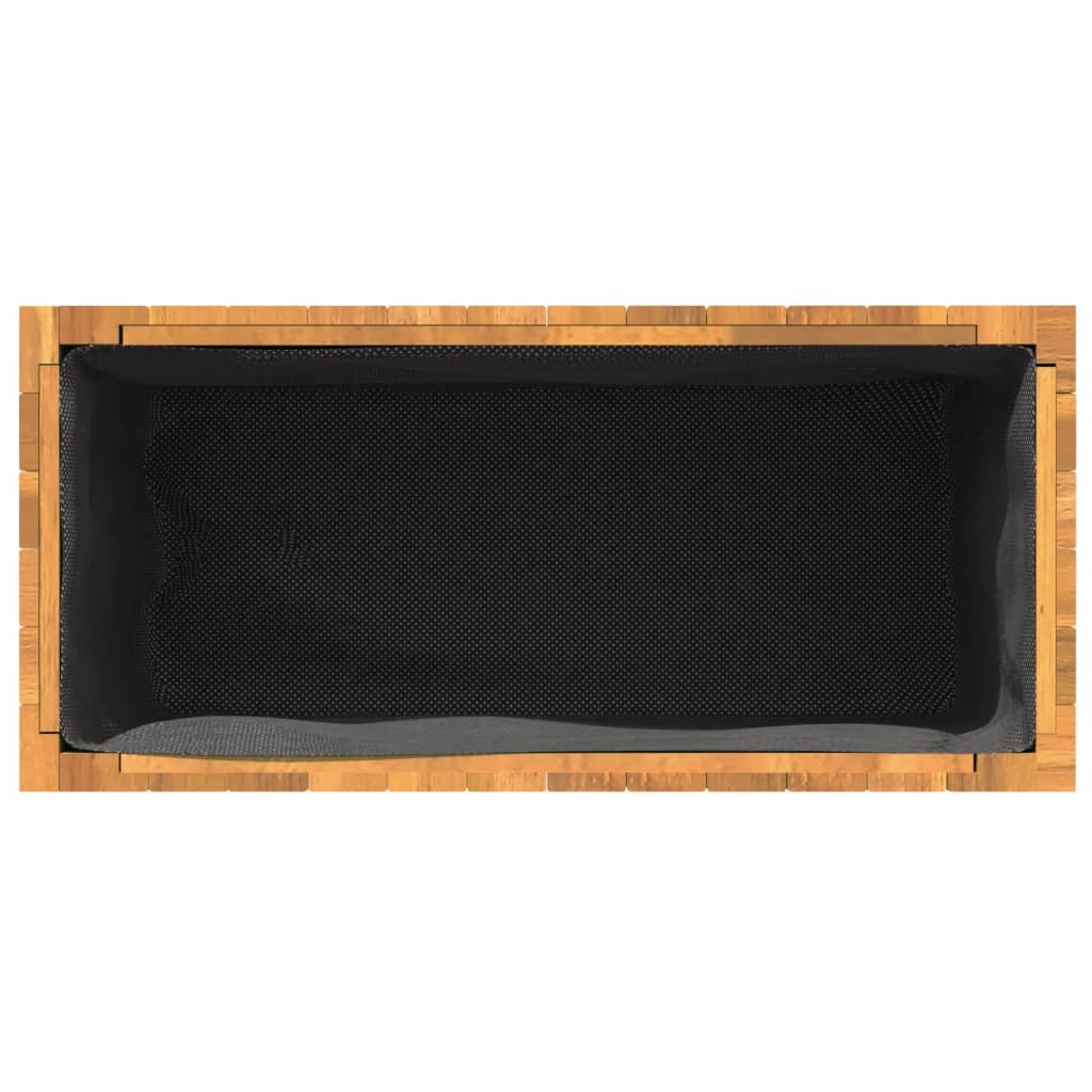 Utendørs Blomsterkasse Plantekasse Tre 59x27,5x70 cm helte akasie