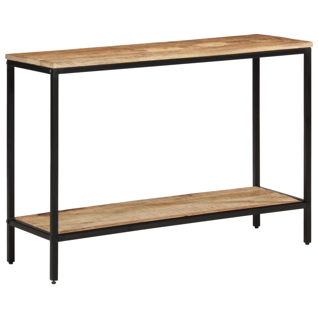 Avlastningsbord konsollbord 100x35x70 cm grovt heltre mangotre